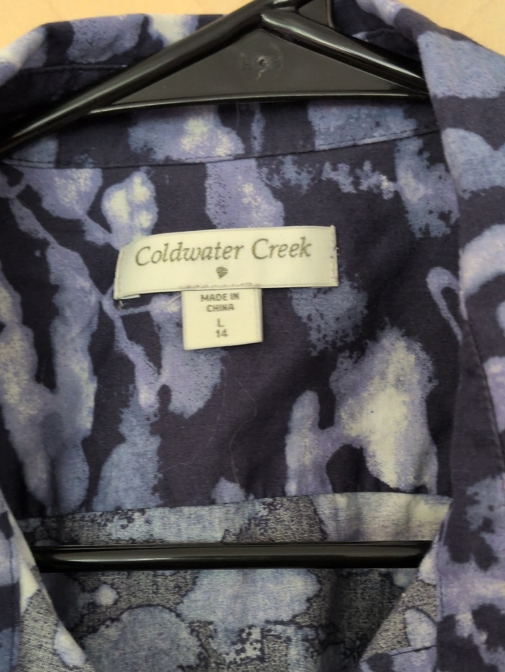 2 - Lot Rebecca Malone L & Coldwater Creek 3/4 L Sleeve  Cotton  Blouses - Picture 8 of 11